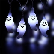 Utoimkio Halloween Lights (White Ghosts), Battery Operated String Lights for Halloween Decorations Outdoor \u0026 Indoor
